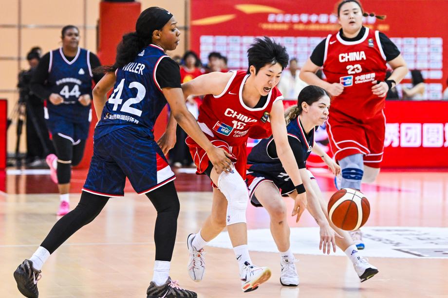 开云下载-2026年中国女篮热身赛 中国队战胜国际女篮联队